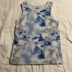 Garanimals Blue and Gray Tie-Dye Tank Top